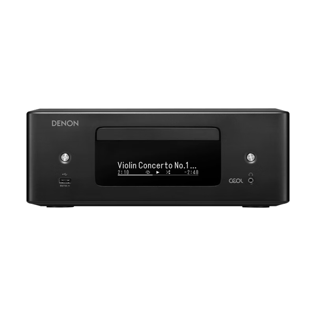 DENON 流媒体CD播放 HiFi音响 USB 蓝牙 Airplay HDMI ARC  黑色