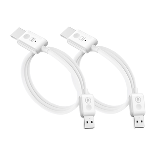  EZCast Compact Mate 点对点适用 无线投屏器+HDMI发射器+HDMI接收器  1.8米