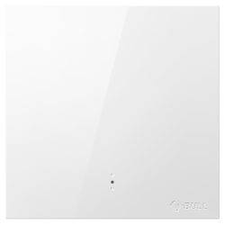 公牛 智能开关 语音/手动控制  无需联网 一位遥控开关 白色GTQ112 一开双控白色
