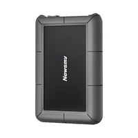 纽曼 大容量 移动硬盘 硅胶保护金属外壳  黑色 6TB