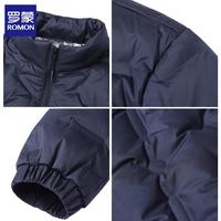 ROMON/罗蒙 轻薄 男士羽绒服 XL (体重145-160斤) 黑色