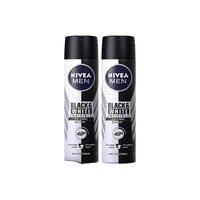 NIVEA MEN 妮维雅男士 黑白出众爽身气雾 150ml*2