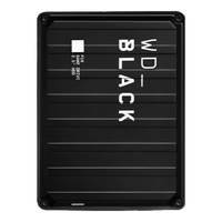 Western Digital西部数据(WD)移动硬盘2t/4t/5t/6t/8t/12t BLACK游戏机械硬盘USB3.2 PS4/PS5/XONE P10系列(2.5寸)5400转 6TB (WDBZ7D0060BBK)