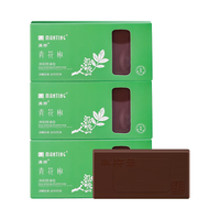 满婷除螨控油皂青花椒洁面皂135g沐浴皂手工皂面部清爽爽肤洁面清洁皂 青花椒净痘控油皂3块