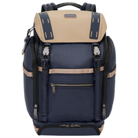TUMI 途明 ALPHA BRAVO系列男士商务旅行双肩包 0232719MDK 午夜蓝拼卡其色