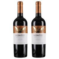 蒙特斯montes限量精选系列葡萄酒750ml*2瓶 智利原瓶