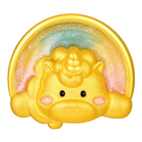 潮宏基 捕梦网黄金转运珠女闪粉独角兽足金串珠硬金生日礼物女新年礼物 独角兽(单串珠)