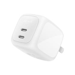 贝尔金 67w双口Typec充电器氮化镓快充 ZSP零耗智芯充电头适用苹果手机iphone16promax笔记本电脑 iPad