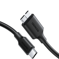 UGREEN/绿联 高速连接 Type-C转Micro USB3.0硬盘数据连接线 0.25米