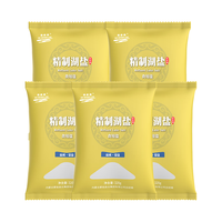 母亲湖天然湖盐320g*5袋无抗结剂未加碘国家地理标志家用炒菜食用盐 精制湖盐320g*5袋