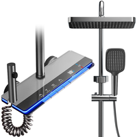 万和（Vanward）淋浴花洒套装全套加厚龙头冷热增压花洒浴室喷头数显淋浴器