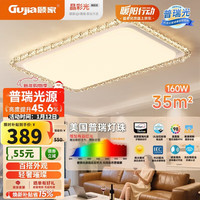 顾家 led吸顶灯智能护眼普瑞轻奢仿水晶客厅卧室灯具105cm