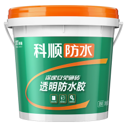 科顺 透明防水胶免砸砖防水涂料卫生间窗台防水补漏材料隐形堵漏胶1KG
