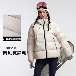 骆驼女装黑钻5羽绒服男女冬季加厚面包服外套店 XS
