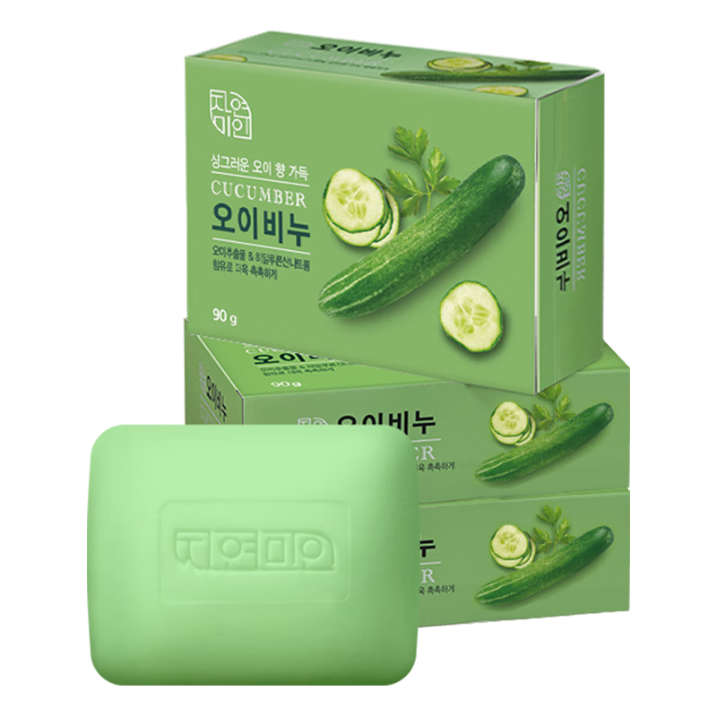  无瑾花 透明质酸 香皂  黄瓜 3块