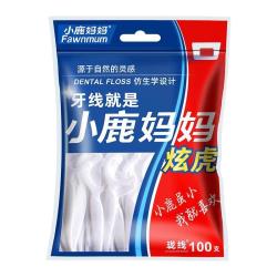 小鹿妈妈 炫虎仿生学牙线棒