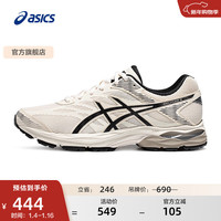 亚瑟士 男鞋跑步鞋耐磨透气网面跑鞋运动鞋缓震回弹 GEL-FLUX 4 桦木色/黑色 42.5