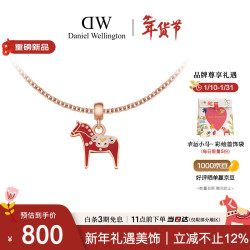 Daniel Wellington DanielWellington）dw项链女小马皇冠吊坠锁骨链马年生肖本命年圣诞396+1989
