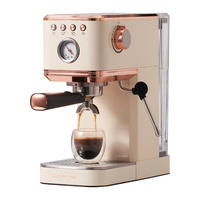 SERAFINOZANI意大利尚尼意式半自动萃取咖啡机家用小型蒸汽打奶泡1.2升水箱大容量意式复古咖啡机 咖啡机