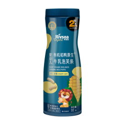 禾泱泱 有机婴幼儿牛乳泡芙条甜玉米味32g 稻鸭原生宝宝零食6月  2阶有机甜玉米味