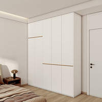 索菲亚衣柜卧室 小户型全屋定制套餐家居家具简约柜子衣柜电视柜入户柜 22㎡