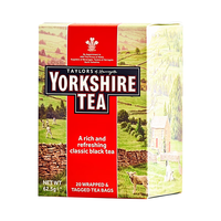 TAYLORS OF HARROGATE红茶 英式早餐办公室下午茶茶包 20袋*3.125g 英国 【英式红茶】20袋