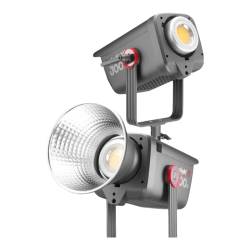 金贝 JL300BI摄影直播补光灯双色温LED视频常亮灯300W大 JL-300BI
