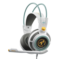 SOMiC 硕美科 G941 耳罩式头戴式有线游戏耳机 黑色 USB口