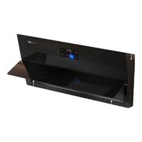 德普凯信油烟机燃气灶烟灶套装 X5+D5超薄低吸30大吸力智控抽油烟机5.2kw双边定时灶德普凯信家电 极夜黑+双边定时灶5.2KW 液化气