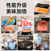 红日家用燃气灶红外线猛火炉双灶70%热效率节能免改孔煤气灶EX26B