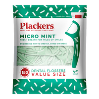 plackers超细牙线棒成人家庭装牙签剔牙清洁牙缝薄荷细滑单线150支
