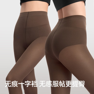 KAZUKOIN小野和子千金袜秋季保暖打底裤丝袜女光腿肉色白丝连裤袜 浆果红 均码 微透80D【适合20℃-28℃】