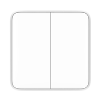 米家 小米米家智能开关(单火版）远程控制 多功能家用开关面板 小爱控制 小米米家智能开关（双开）