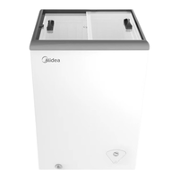Midea/美的 大容量 商用冰柜  100L