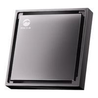 雨虹飞鱼东方雨虹全铜地漏枪灰色防反水防臭地漏卫生间大排量地漏隐形地漏