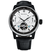 SEA-GULL 海鸥 巨匠系列 44毫米自动上链腕表 219.327 白盘黑圈