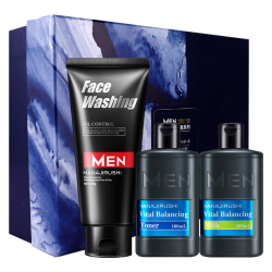 花印 男士护肤套装+洁面+露+乳  150g+100ml+100ml