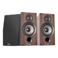 ELAC/意力 高保真HIFI 书架音箱+功放套装 胡桃木