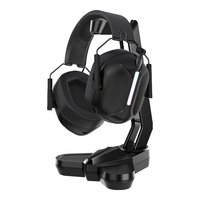 TEAMWOLF/狼派 三模 头戴式耳机+耳机支架 魅力黑