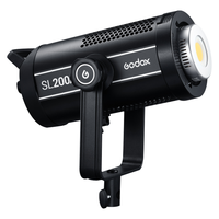 Godox 神牛 SL200w二代直播补光灯摄影灯套装视频常亮灯网络直播太阳灯儿童拍照演播室 SL200w两灯直播套装（柔光箱/球） 官方标配