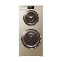 卡萨帝Casarte 13公斤双子洗衣机智能WIFI 香槟金C8 B13WY3U1滚筒