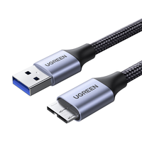 UGREEN/绿联 适用多品牌移动硬盘 USB3.0移动硬盘数据连接线 1米