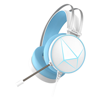  Dareu/达尔优 EH722 虚拟7.1声道 游戏耳机 麦克风  白蓝色