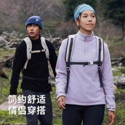 迪卡侬 MH100抓绒户外保暖冲锋衣内胆运动套头摇粒绒立领内胆OSN1