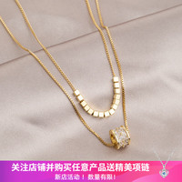 洛梵欣饰 LOFANXIN 洛梵欣饰 双层叠戴项链 M179