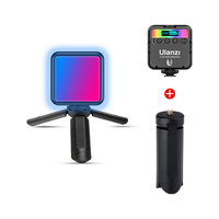 ulanzi VL49RGB 迷你三脚架磁吸全彩补光灯便携LED口袋双色温摄影灯套装