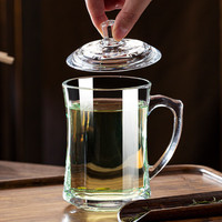 移动端、京东百亿补贴：青苹果 加厚耐热玻璃茶杯泡茶杯- 360ml 1只