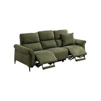 芝华仕 头等舱布艺沙发客厅电动功能零靠墙家具芝华士30336绿2.32M