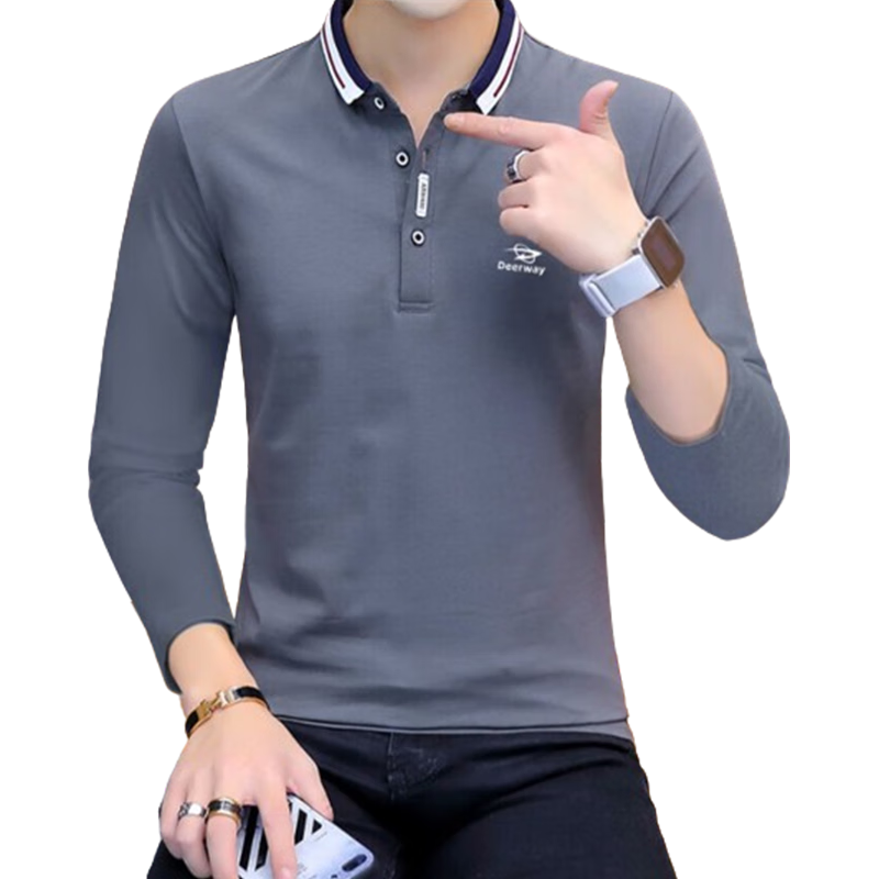  Deerway/德尔惠 简约商务休闲 男士POLO衫