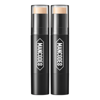 左颜右色男士遮瑕棒纹身遮瑕膏遮脸部痘印斑点黑眼圈毛孔一笔两用男遮瑕笔 遮瑕棒*2